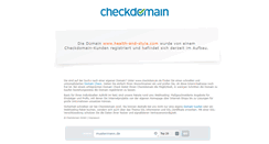 Desktop Screenshot of health-and-style.com